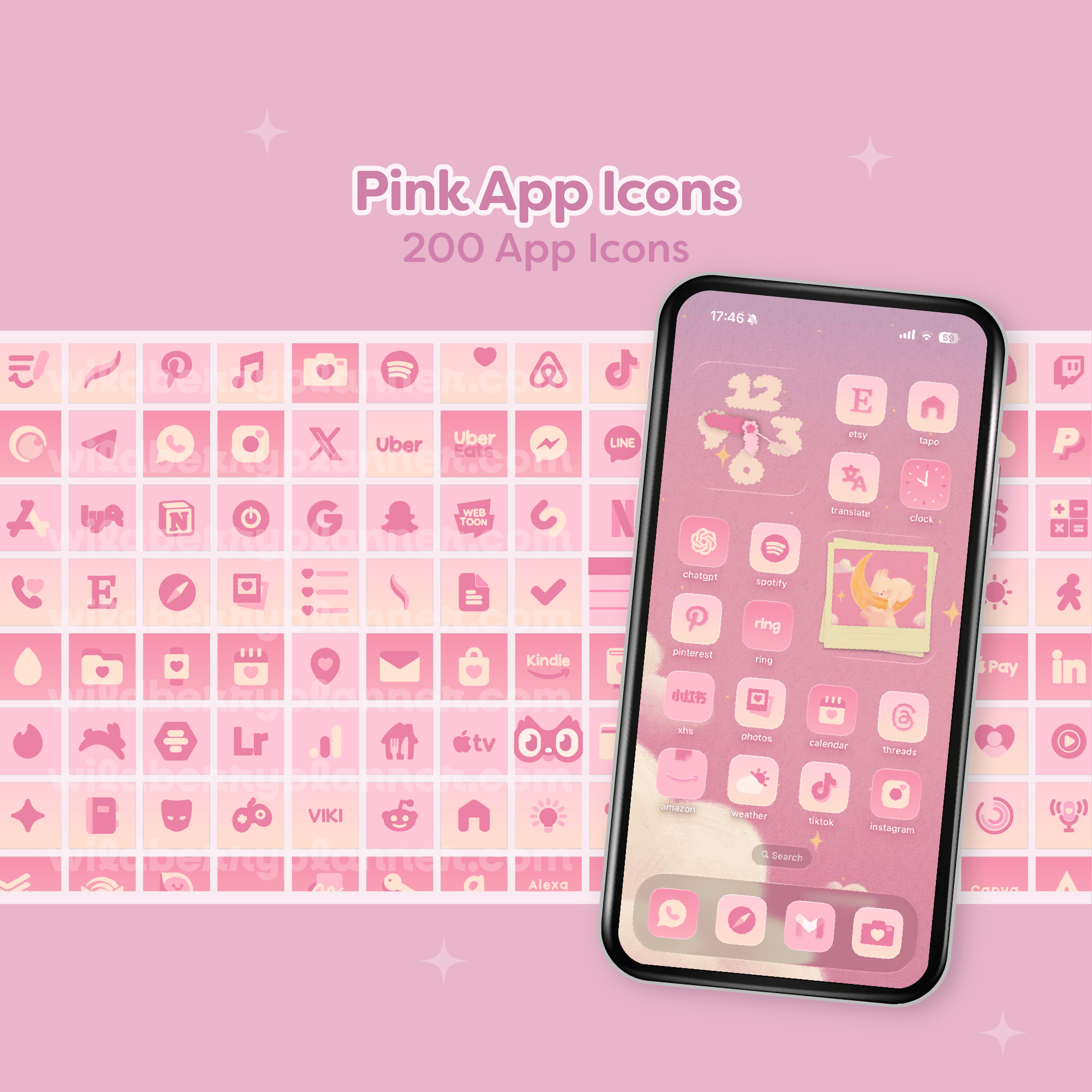 Pink Icons