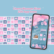 Cherry Blossom River Icons