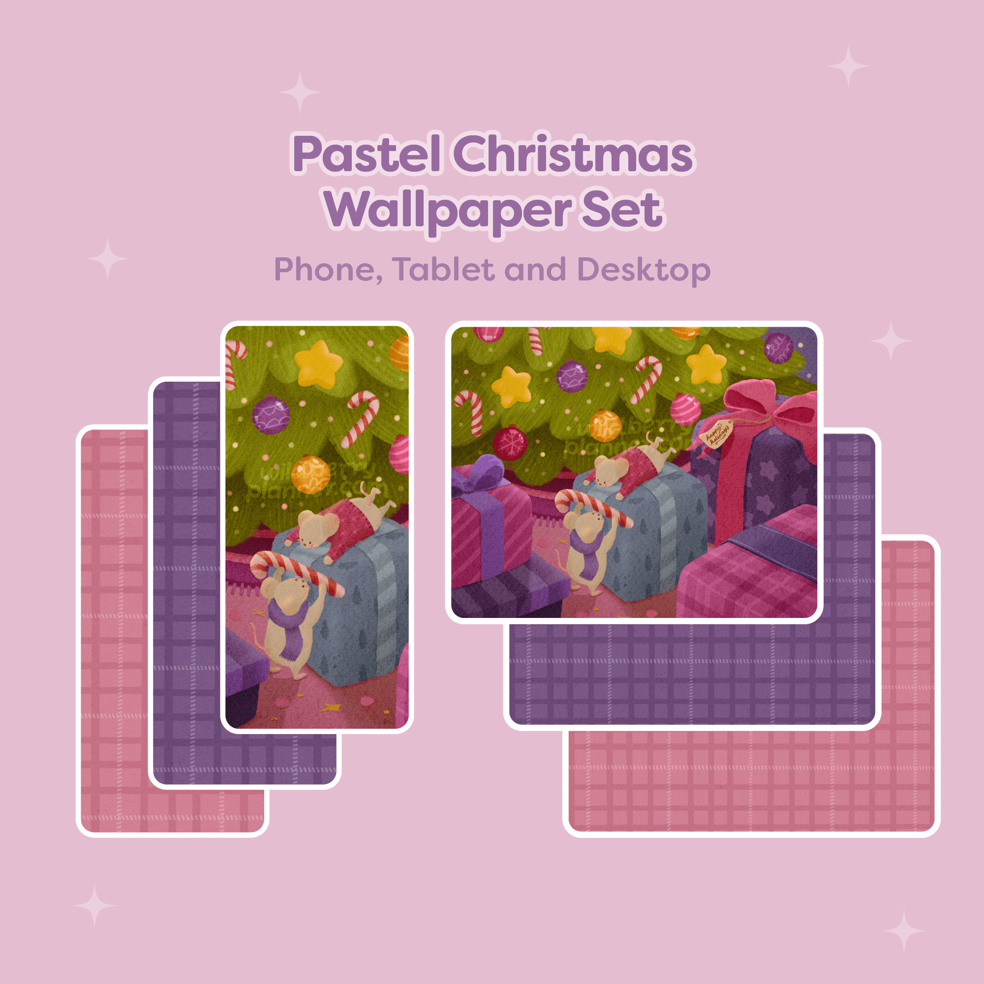 Pastel Christmas Wallpapers