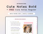 Cute Notes Font