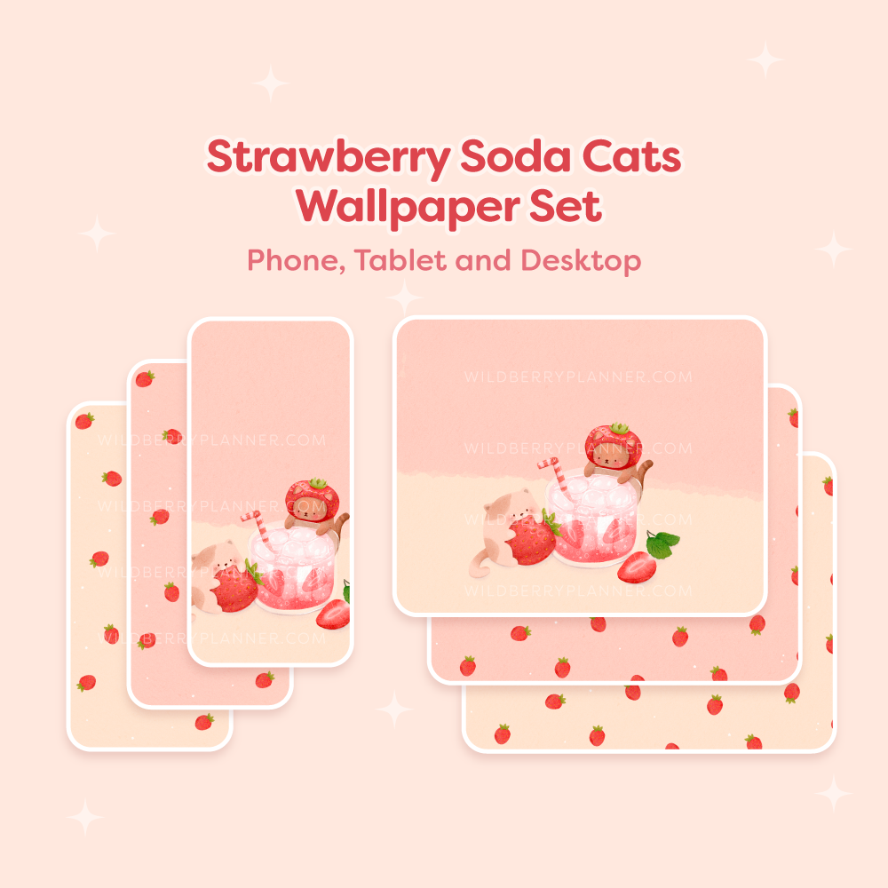 Strawberry Soda Cats