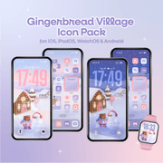 Gingerbread Village Icon Theme