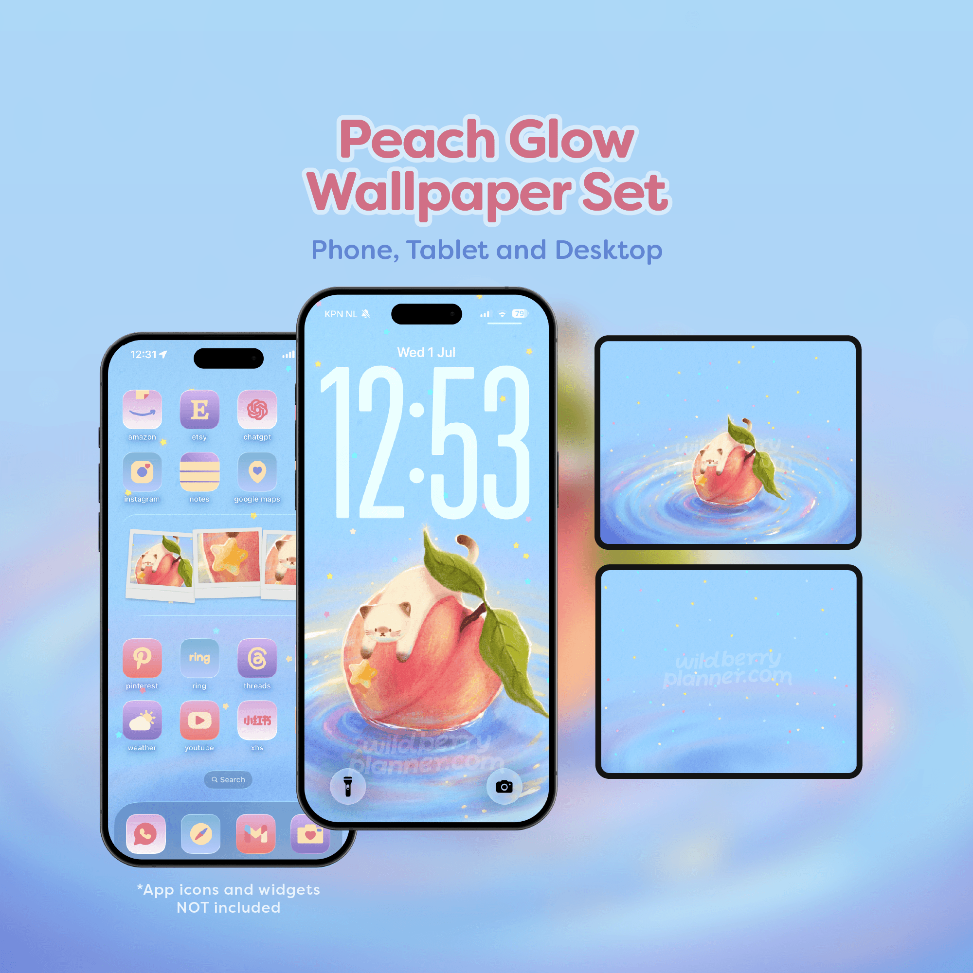 Peach Glow Wallpapers