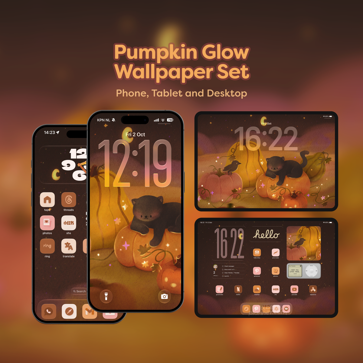 Pumpkin Glow Wallpapers