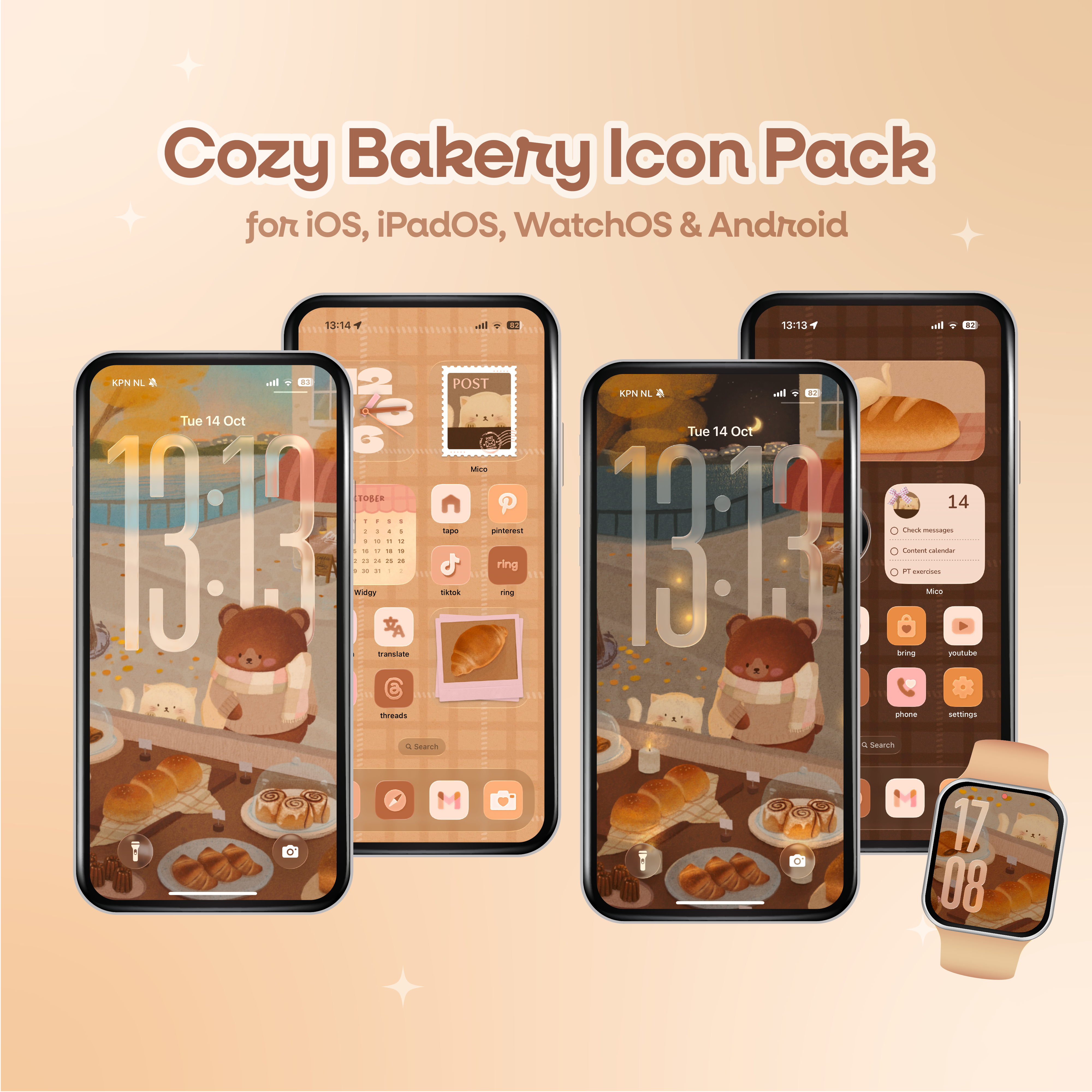 Cozy Bakery Icon Theme