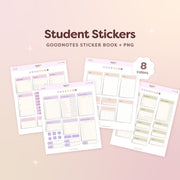 Student Digital Stickers - Pastel and Neutral