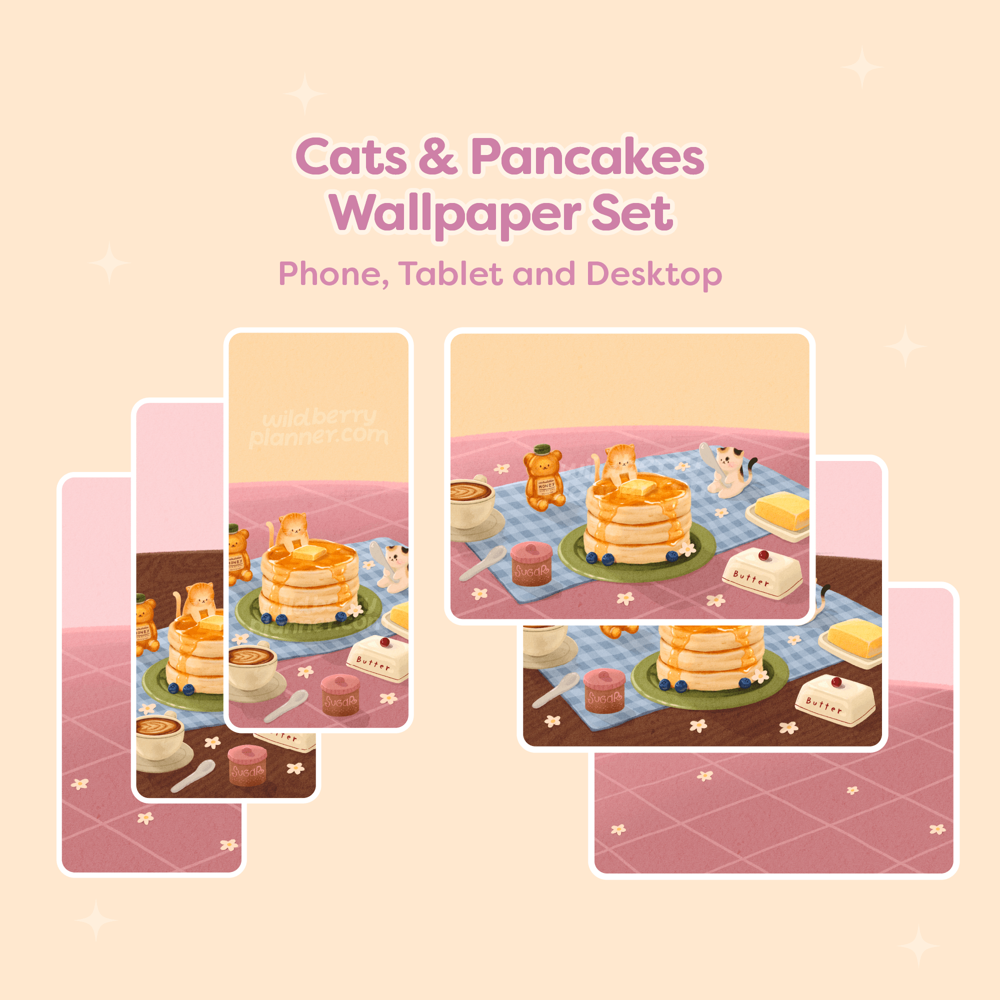 Cats and Pancakes Wallpapers