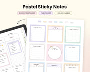 Pastel Digital Sticky Notes