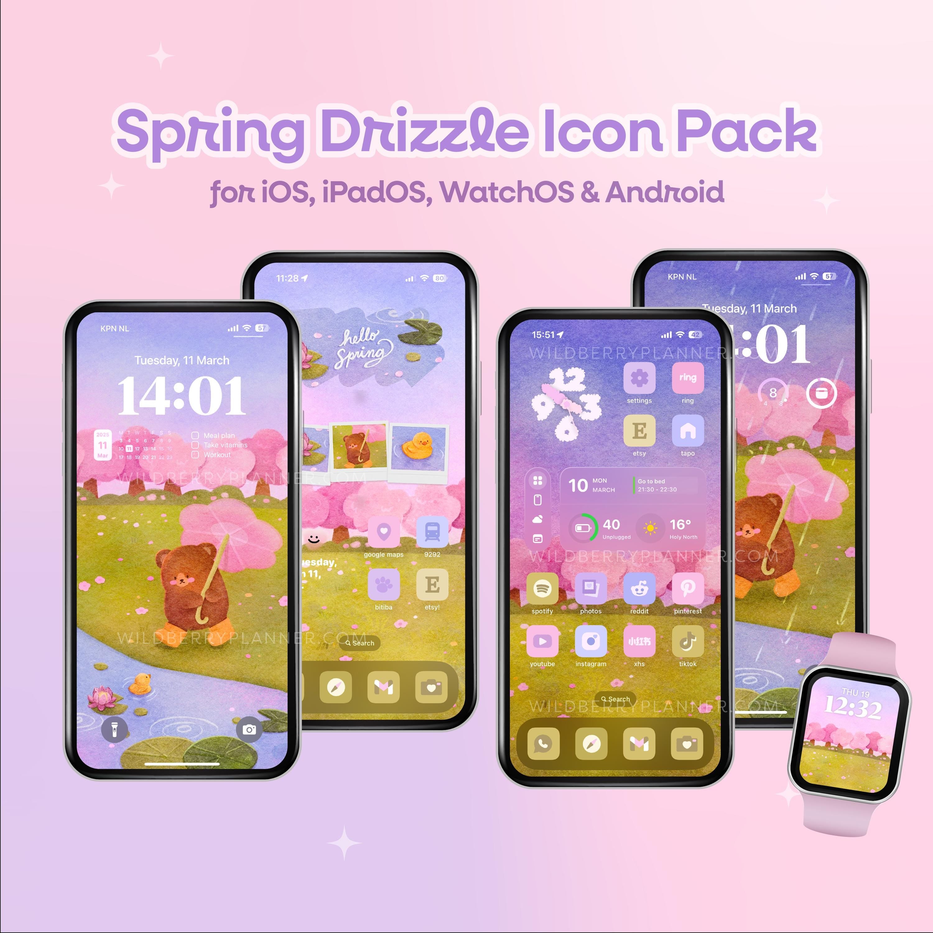Spring Drizzle Icon Theme