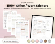 Work Digital Stickers - Neutral