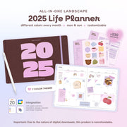 2025 Digital Planner - Landscape