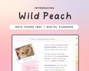Wild Peach Font
