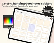 Color Change Stickers for Goodnotes