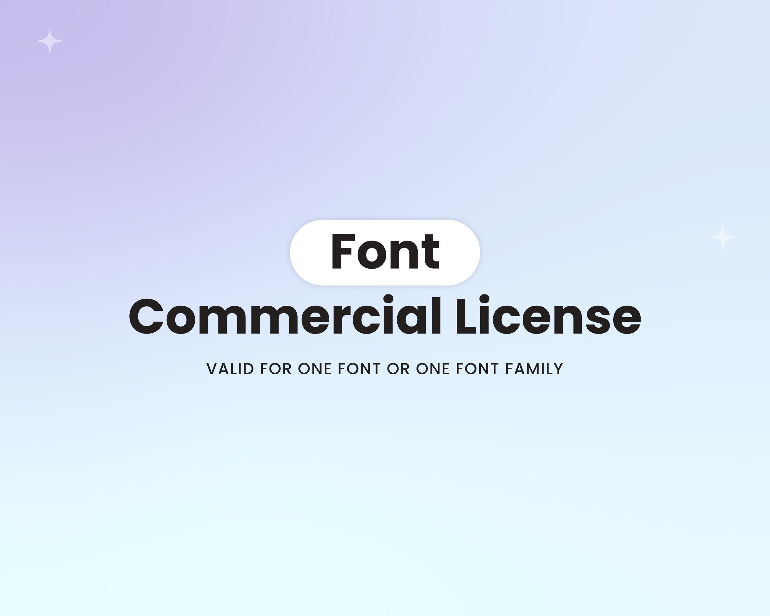 Font commercial license