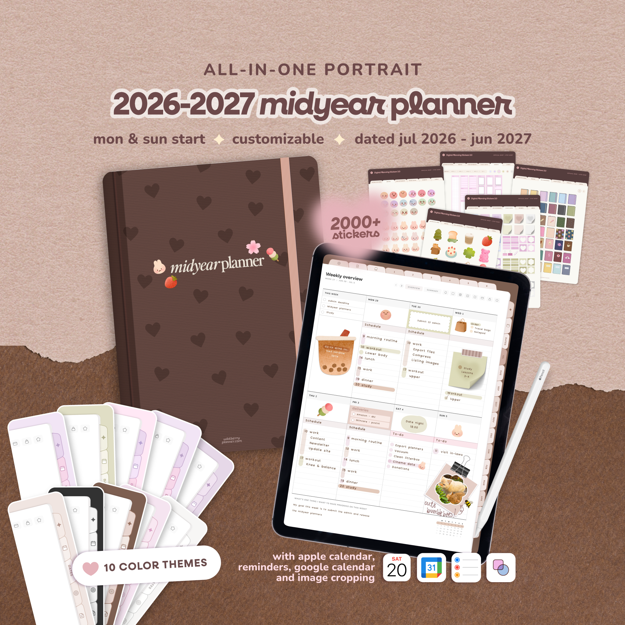 2026-2027 Midyear Planner Portrait