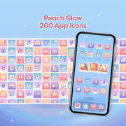 Peach Glow Icons