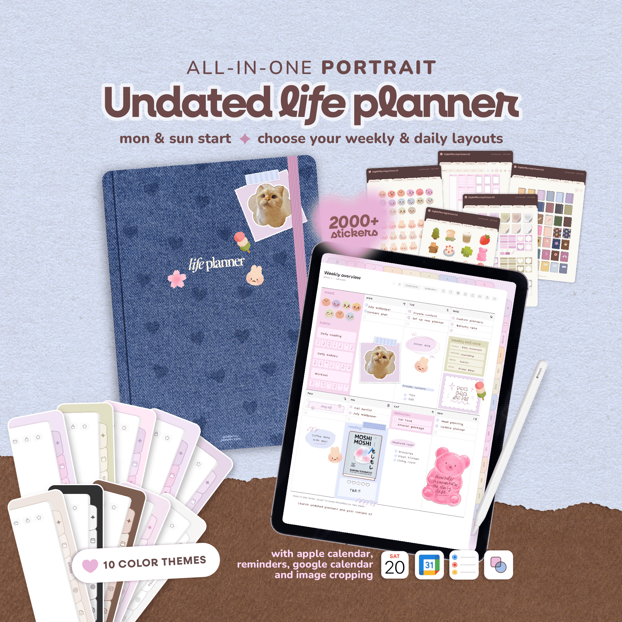Undated Life Planner Portrait