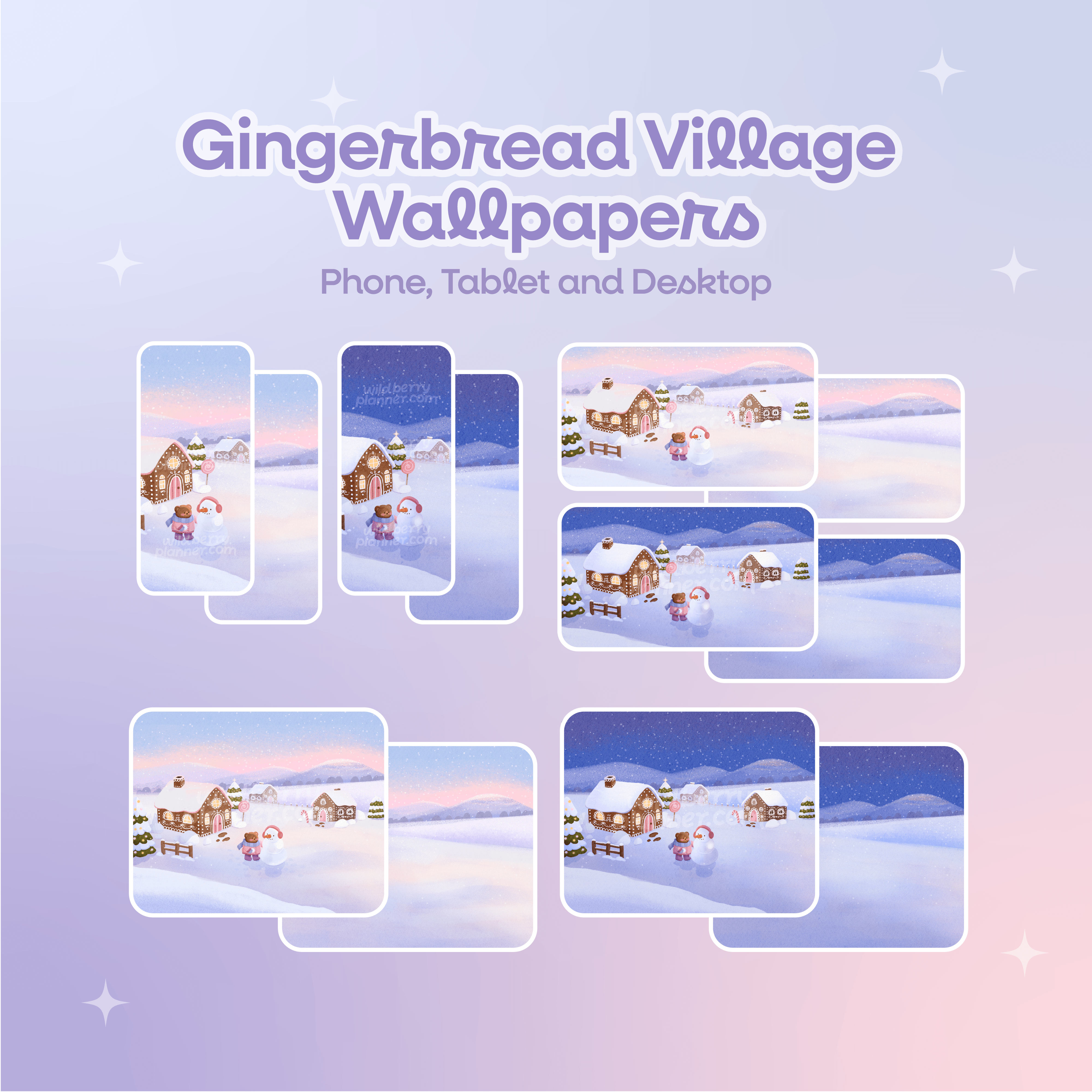 Gingerbread Village Wallpapers